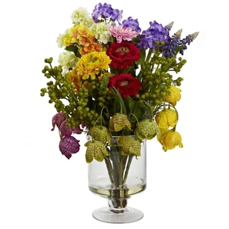 Nearly Natural Spring Floral Arrangement 4987